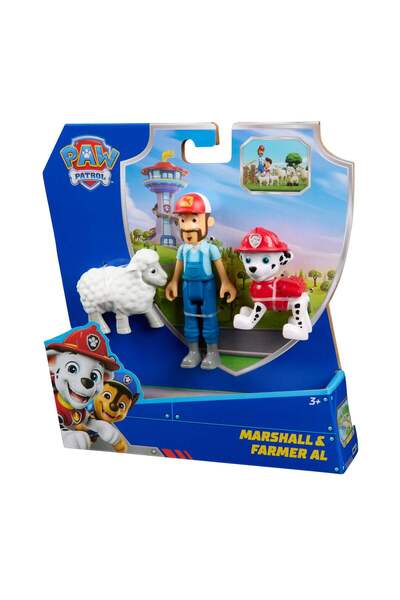 PAW PATROL Figurine de acțiune Paw Patrol Marshall și Farmer Al - Set pentru ...
