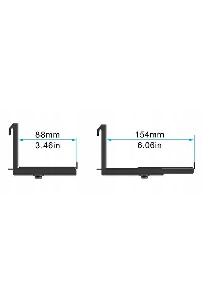 NO BRAND Suport universal pentru soundbar sub și deasupra televizorului