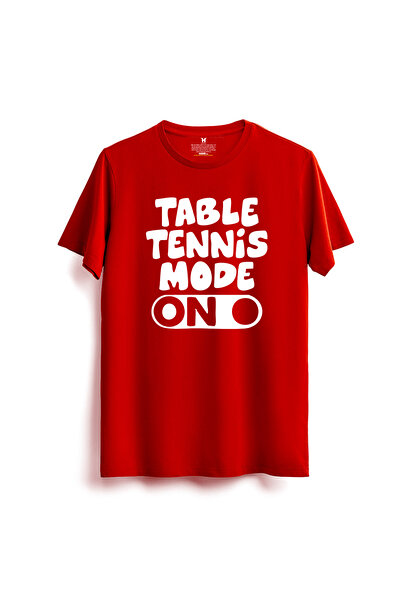 hakuof Cotton Table Tennis Printed T-Shirt Table Tennis Training Sports Cotton
