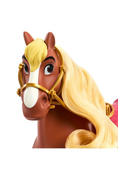 mattel Păpușă Disney Prințesa Belle cu calul frumos Philippe pentru copii de ...