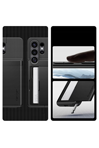 Spigen Husă Slim Armor CS pentru Galaxy S26 Ultra cu suport pentru carduri + ...