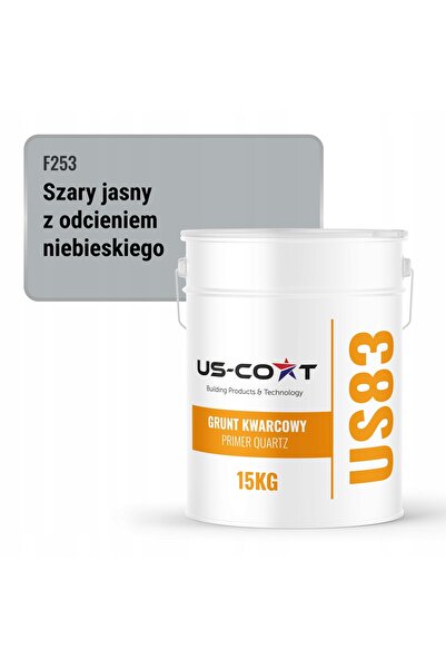NO BRAND Cuarț Grunt pentru silicon și ipsos, gri albastru deschis F253, 15KG...