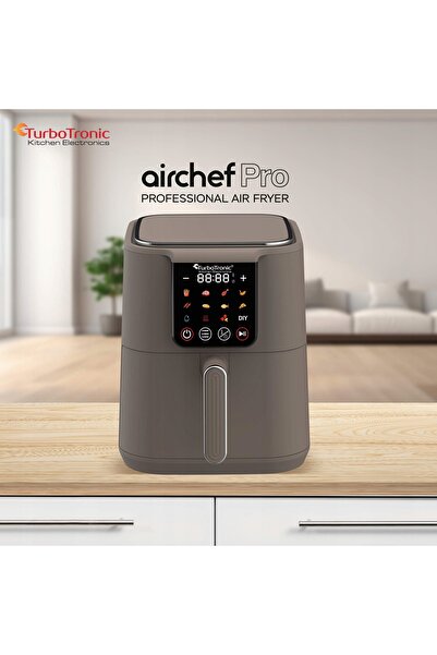 NO BRAND Friteuză fără ulei Air Fryer TURBOTRONIC TT-AF250, bej, 6 l