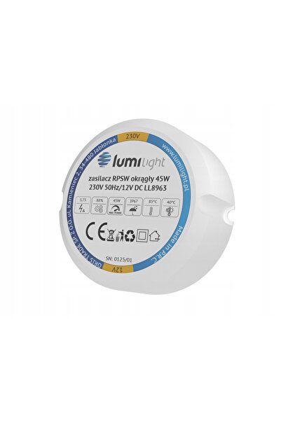 NO BRAND Sursă de alimentare PREMIUM fi60 pentru montaj în cutie, 12V 3.75A 4...