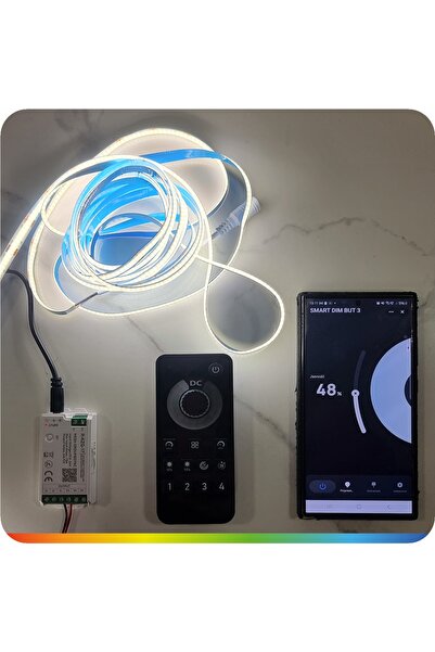 NO BRAND TELECOMANDĂ RADIO pentru controlerul COB MONO BT TUYA cu 4 zone, mon...