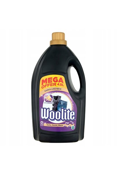 Woolite Kit lichid de vopsit părul cu cheratină, negru, rezervă 3x 4.5L
