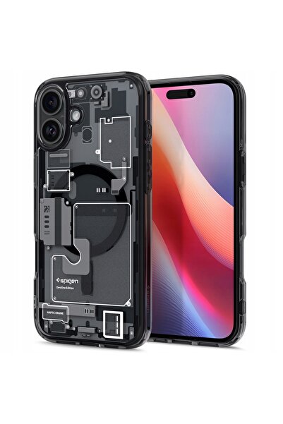 Spigen Husă ULTRA HYBRID MAGSAFE transparentă pentru iPhone 16