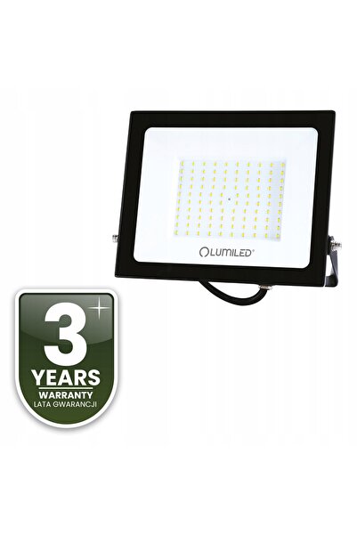 NO BRAND Proiector LED ZUNA2 100W 9000lm 6500K IP65 negru LUMILED