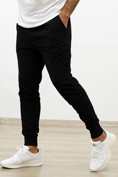TORUK MAKTO Unisex Ribbed Leg Sweatpants Jogger Comfortable Fit Casual Sports...