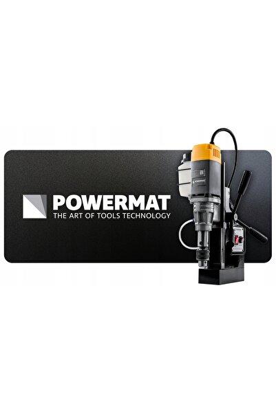 Powermat Mașină de găurit magnetică 11500N pentru oțel și metal, 1500W, diame...