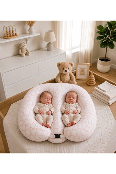 AHSEN TASARIM Twin Baby Breastfeeding Pillow, Breastfeeding Pillow, Feeding P...