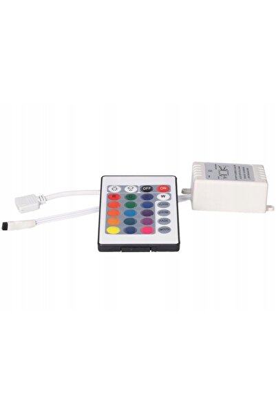 NO BRAND Set bandă LED RGB cu telecomandă, multicoloră, 36W, 150 LED-uri, 5m