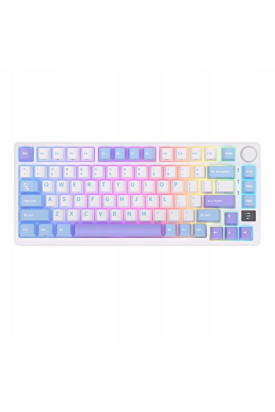 ROYAL KLUDGE TASTATURĂ MECANICĂ RK M75 80% 75% fără fir 2,4G Hot Swap Taro Mi...