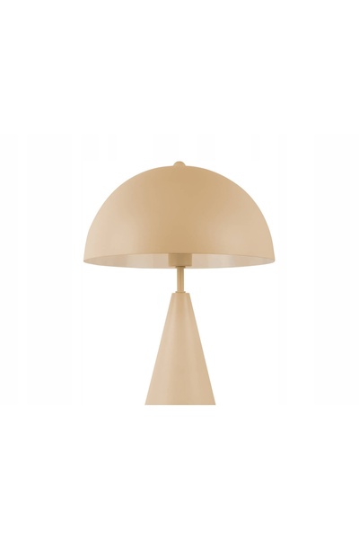 Leitmotiv Lampă de masă tip ciupercă, retro, bej, pentru living și sufragerie...