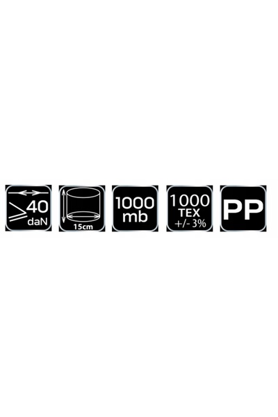 NEO Tools Sfoară de polipropilenă NEO 2X 1000M, sfoară agricolă pentru legat ...