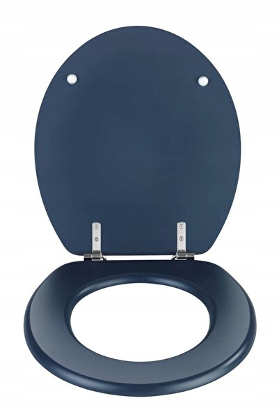 Wenko Scaun WC oval, granat mat, MDF, reglabil