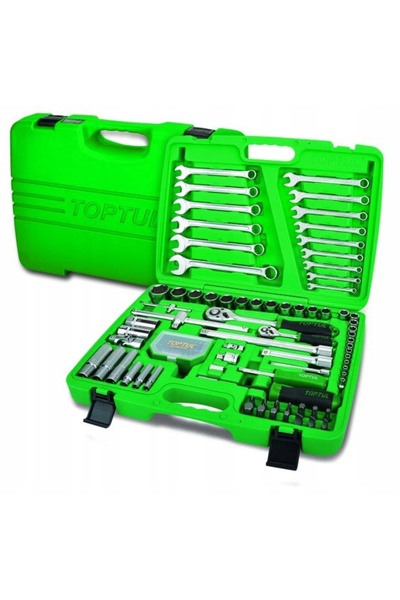 NO BRAND SET DE CHEI CU TUBULARE 1/4" 1/2" 106 BUCĂȚI. TOPTUL GCAI106B