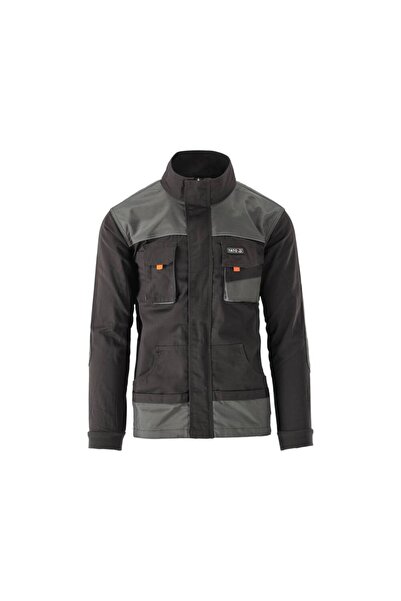 yato PEGMA L/XL NEGRU/GRI BLUZĂ DE LUCRU CU 8 BUCUȚE, VIZIBILĂ PE DARK