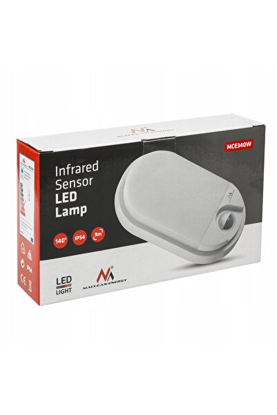 Maclean Lampă LED 15W cu senzor de mișcare infraroșu IP54