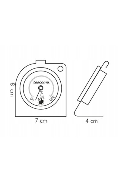NO BRAND Termometru de cuptor TESCOMA pentru coacere și gătit 300 ° C