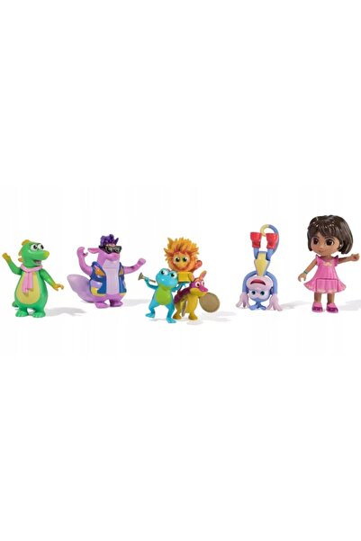 DORA DESCOPEREȘTE LUMEA: SET DE 5 FIGURINE ARTICULATE, PACHET CADOU CU CINCI ...