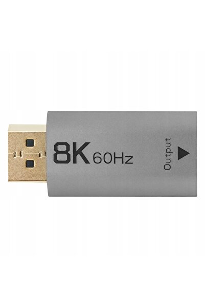 NO BRAND Adaptor mufă mică DisplayPort la HDMI 8K 60Hz Spacetronic