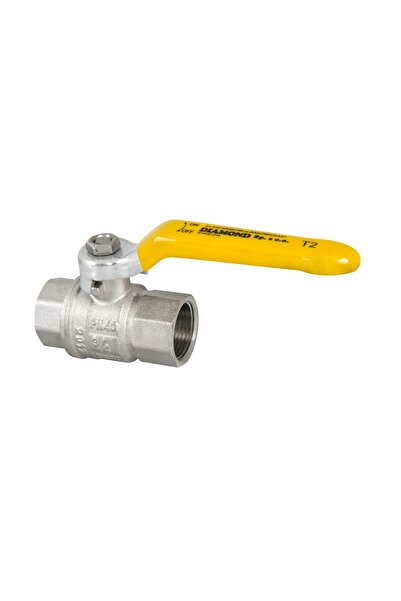DIAMOND Robinet cu bilă pentru gaz, din alamă galvanizată, 6/4 " DN40, cu mâner