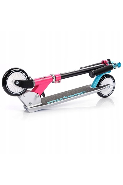 Meteor SKATEBOARD REGLABIL PENTRU COPII, PLIABIL, ROȚI PU DE 125MM, ABEC-7