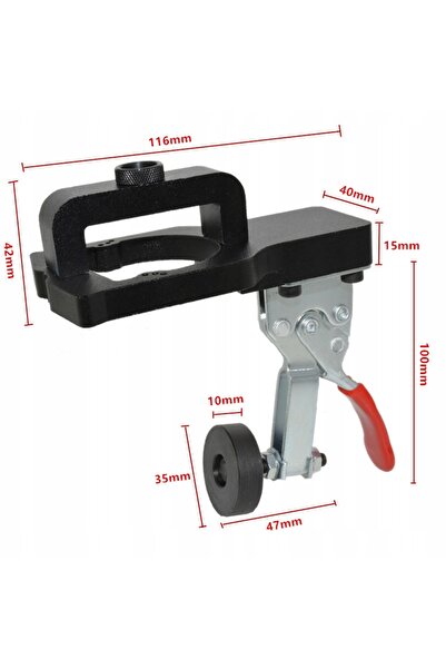 NO BRAND Adaptor de șablon pentru freză de 35MM, pentru decuparea și șanfrena...