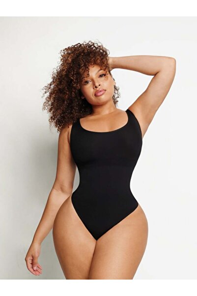 TaliedeViespe Modelator corporal --THONG TUMMY CONTROL-- Negru