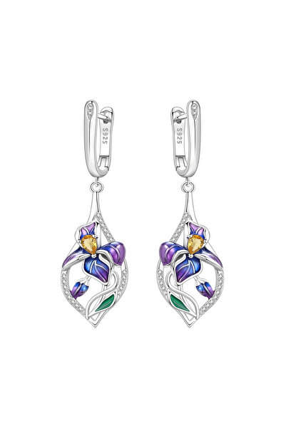 Choice OTE4255 Orstarry S925 Sterling Silver Earring Exquisite Blue Butterfly...
