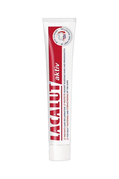 lacalut Aktiv toothpaste for protection against periodontitis, 75 ml