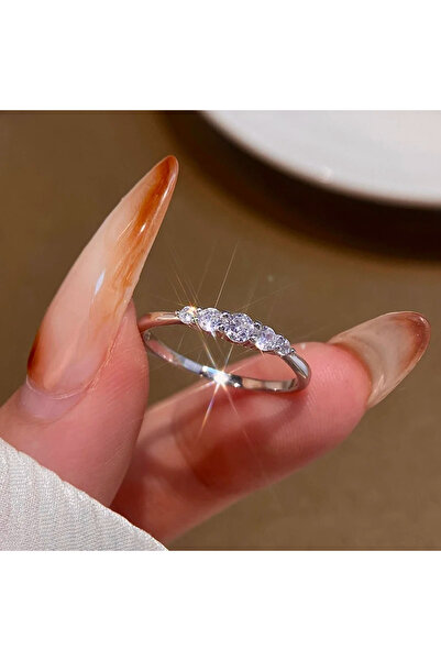 Choice4 5 Silver 925 Sterling Silver Full Zircon Simplicity Fashion Gorgeous ...