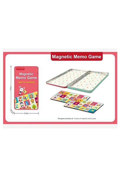CasaDesteapta.ro Jocul Magnetic De Memorie - Jucarie pentru Copii, Stimuleaza...