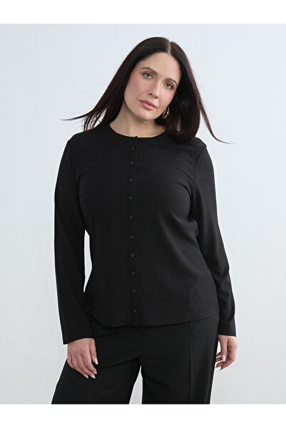 LC Waikiki Esvab • Modern & Distinctive Plus Size Zero Roba Collar Women's Ca...