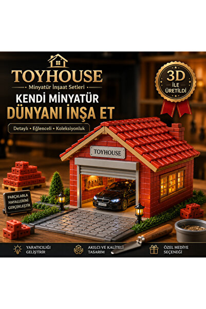 Toyhouse Minyatür Garaj Seti 3D
