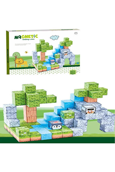 OEM Set Blocuri Magnetice Minecraft - între 48 și 114 piese, Joc STEM