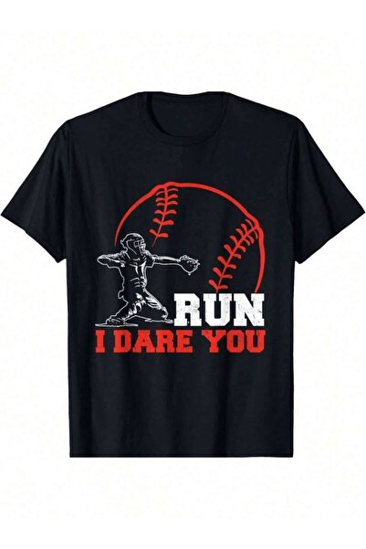NOURAM تي شيرت Steal I Dare You Catcher للاعبي البيسبول للنساء، هدايا عيد الم...