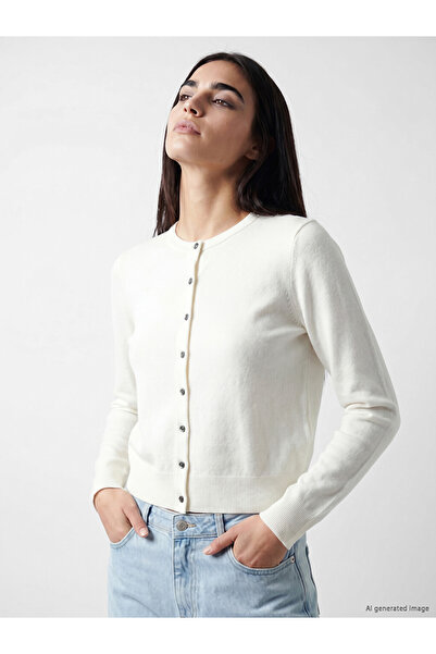LC Waikiki Cardigan tricotat de damă cu guler rotund