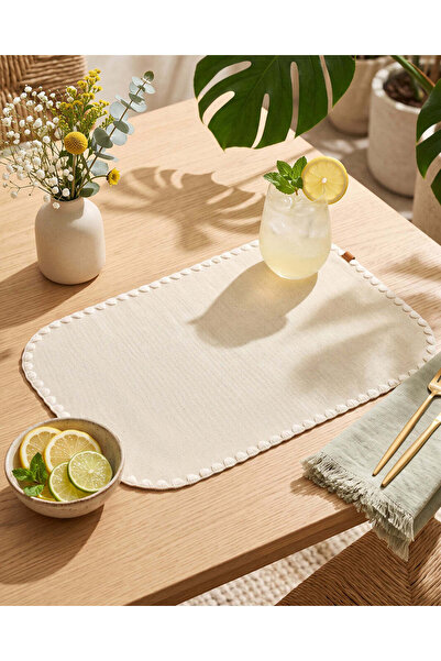 REDTAG Beige Rectangle Placemat