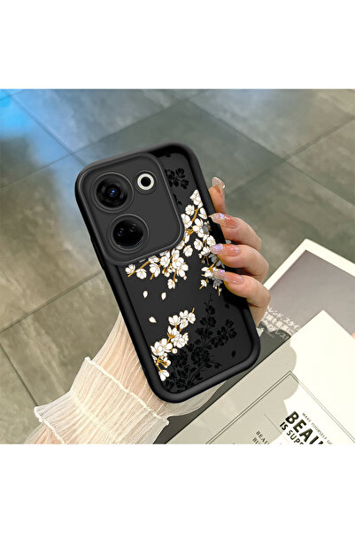ucuc Tecno Camon 20(CK6n) Uyumlu Siyah Silikon Kılıf Darbeye Dayanıklı Kamera...