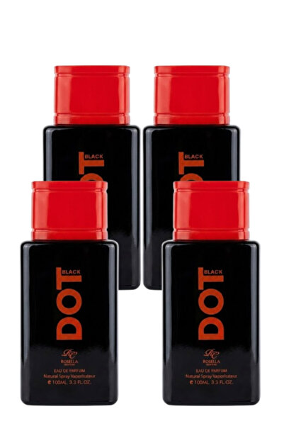 ROSELLA 4 قطع عطر دوت بلاك 100 مل