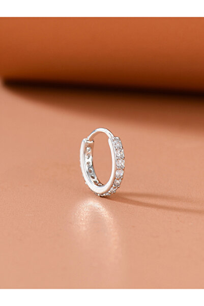 Choice WHITE Imitation Rhodium Plated 1pc Fashion Micropaved Shiny Nose Ring ...