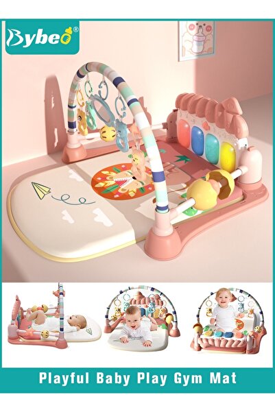 BYBEO Baby Play Gym Mat, Play Mats for Babies, Kick and Play Piano Gym Mats, ...