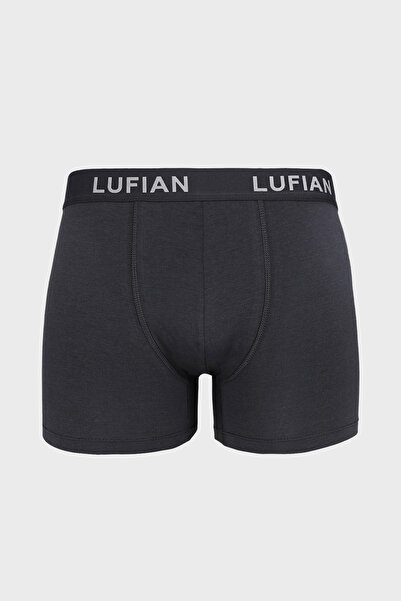 Lufian Darcy Men's Cotton Boxer Dark Gray