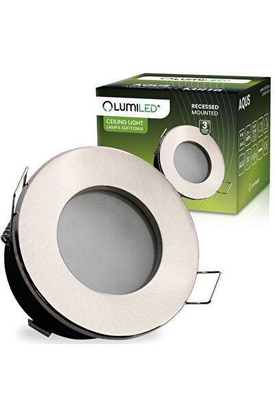 Lumiled AQUS Corp de iluminat încastrat rotund, satinat, pentru halogen și LE...