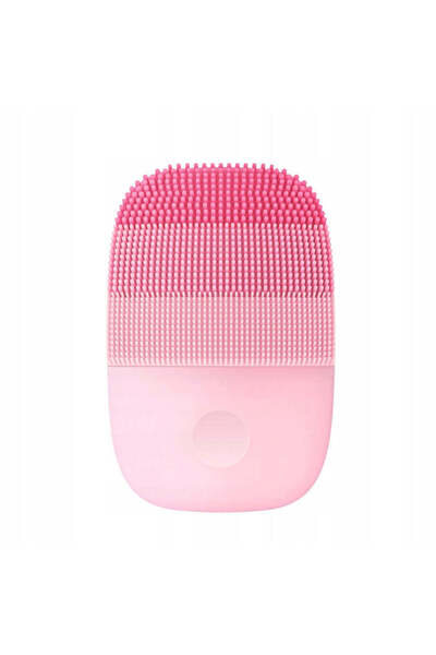 Generic Perie facială sonică din silicon pentru curățare profundă, roz, 10x4cm