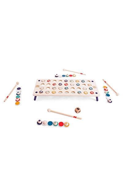 BS Toys Hit the Shapes, un joc de viteză din lemn
