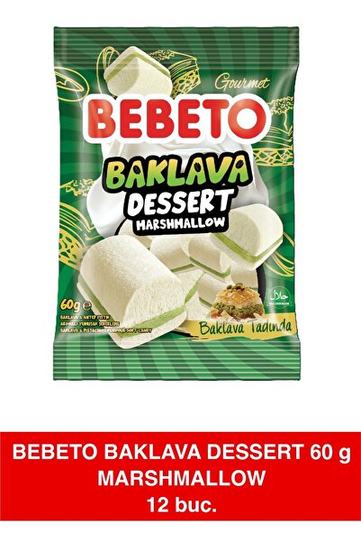 BEBETO Baklava Dessert Marshmallow – 60 g × 12 buc.