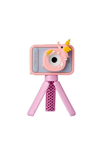 ACTON AC10 Snappy Tripod Hediyeli Çocuk Kamera (Pembe)